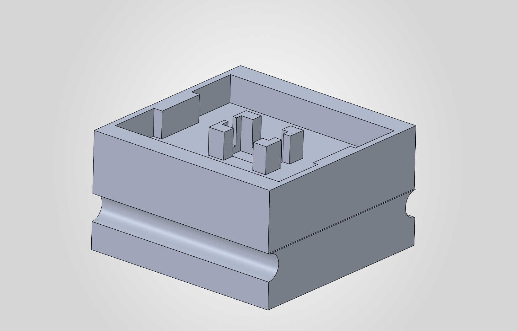 H-Frame CAD model